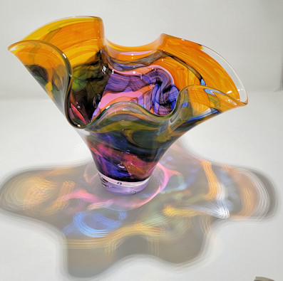Fifth slide Painted Hills Wavy Bowl